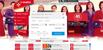Air Malta Website
