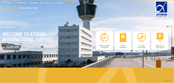 Athens Airport Website