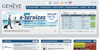 Geneve Aeroport Website