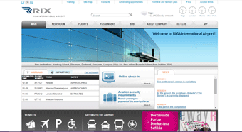 Riga International Airport Website