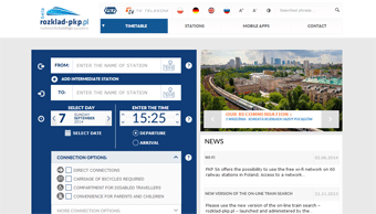 Polish State Railways Website