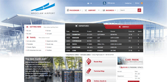 Wroclaw Airport Website