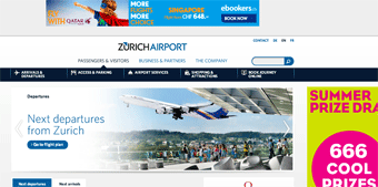 Zurich International Airport Website