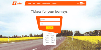 Pilet Bus Service Website