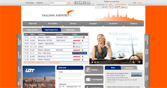 Tallin International Airport Website